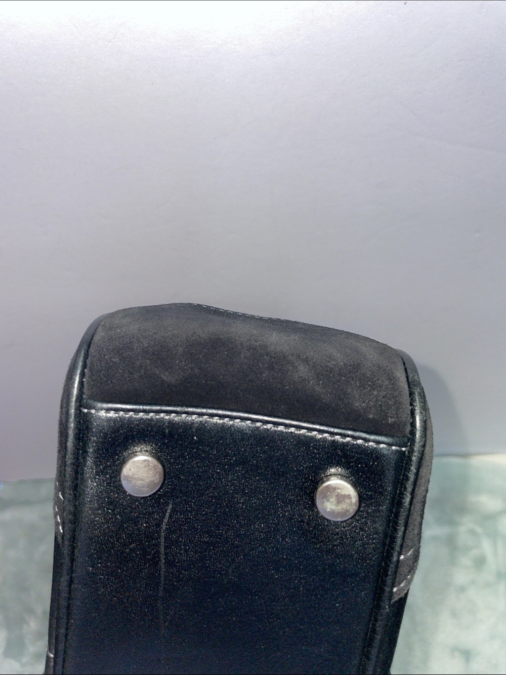 Vintage Coach ‘Madison’ Satin Mini Framed Satchel - Picture 7 of 14
